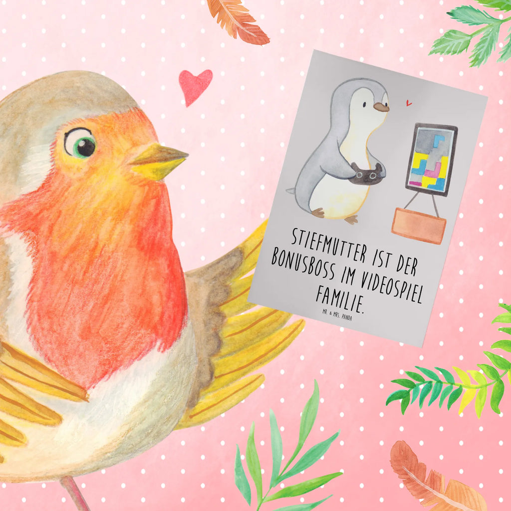 Greetings card Stiefmutter ist der Bonusboss im Videospiel Familie. Karte, Ansichtskarten, Glückwunschkarte, Geburtstagskarte, Hochzeitskarte, Einladungskarte, Klappkarte, Grußkarte, Familie, Vatertag, Muttertag, Bruder, Schwester, Mama, Papa, Oma, Opa