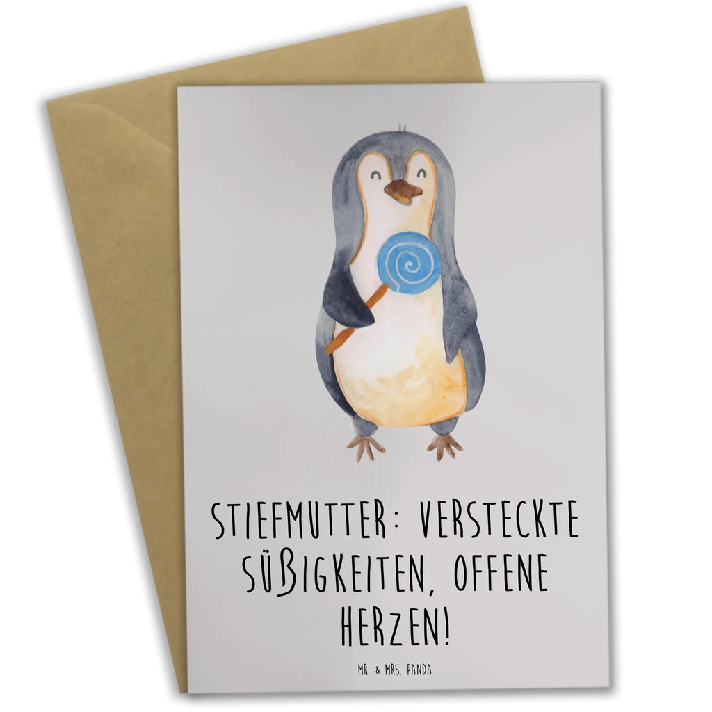 Greetings card Stiefmutter: Versteckte Süßigkeiten, offene Herzen! Klappkarte, Ansichtskarten, Glückwunschkarte, Geburtstagskarte, Einladungskarte, Hochzeitskarte, Karte, Grußkarte, Familie, Vatertag, Muttertag, Bruder, Schwester, Mama, Papa, Oma, Opa