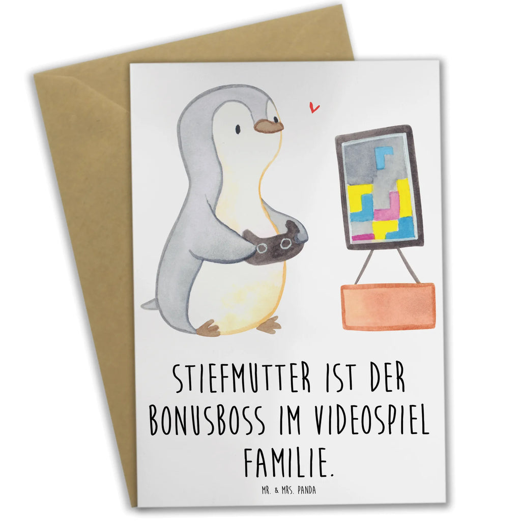 Greetings card Stiefmutter ist der Bonusboss im Videospiel Familie. Karte, Ansichtskarten, Glückwunschkarte, Geburtstagskarte, Hochzeitskarte, Einladungskarte, Klappkarte, Grußkarte, Familie, Vatertag, Muttertag, Bruder, Schwester, Mama, Papa, Oma, Opa
