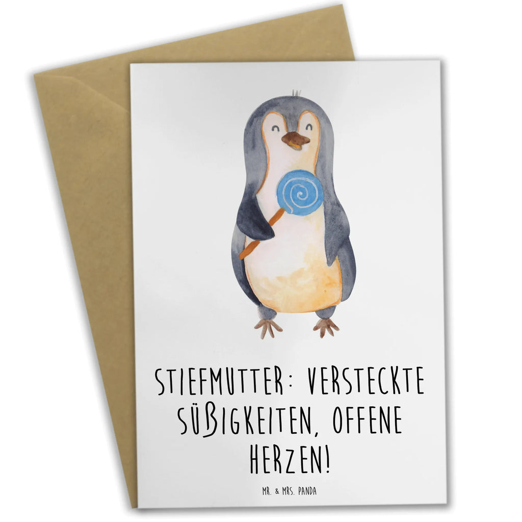 Greetings card Stiefmutter: Versteckte Süßigkeiten, offene Herzen! Klappkarte, Ansichtskarten, Glückwunschkarte, Geburtstagskarte, Einladungskarte, Hochzeitskarte, Karte, Grußkarte, Familie, Vatertag, Muttertag, Bruder, Schwester, Mama, Papa, Oma, Opa
