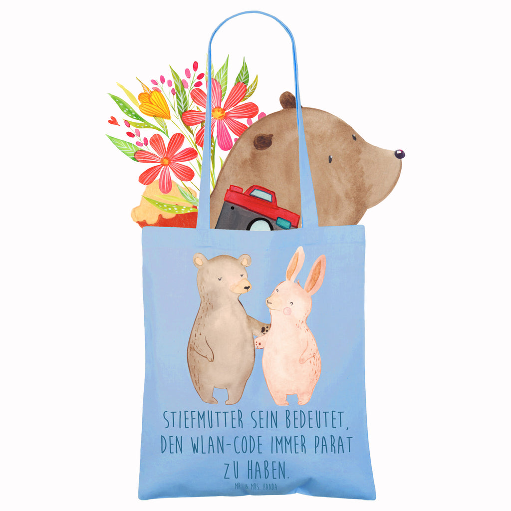 Tote bag Stiefmutter sein bedeutet, den WLAN-Code immer parat zu haben. Stoffbeutel, Tragetasche, Umhängetasche, Badetasche, Laptoptasche, Jutetasche, Schultertasche, Beutel, Stofftasche, Tasche, Strandtasche, Einkaufstasche, Jutebeutel, Einkaufstüte, Beuteltasche, Shopper, Familie, Vatertag, Muttertag, Bruder, Schwester, Mama, Papa, Oma, Opa