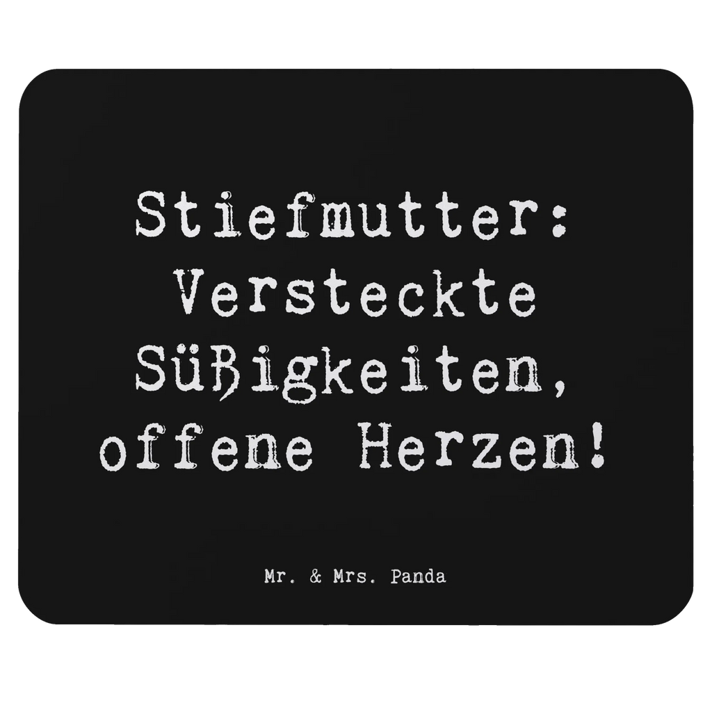Mouse mat Saying Stiefmutter: Versteckte Süßigkeiten, offene Herzen! Büroausstattung, PC Zubehör, Arbeitszimmer, Mausunterlage, Einzigartiges Mauspad, Computer zubehör, Mousepad, Mauspad Büro, Mauspad, Designer Mauspad, Familie, Vatertag, Muttertag, Bruder, Schwester, Mama, Papa, Oma, Opa