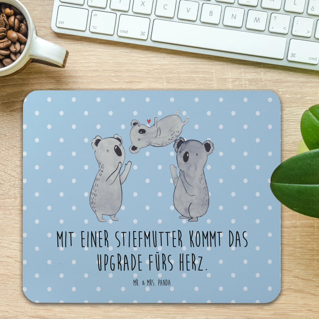 Mouse mat Mit einer Stiefmutter kommt das Upgrade fürs Herz. Mauspad, PC Zubehör, Mousepad, Mauspad Büro, Designer Mauspad, Büroausstattung, Einzigartiges Mauspad, Arbeitszimmer, Mausunterlage, Computer zubehör, Familie, Vatertag, Muttertag, Bruder, Schwester, Mama, Papa, Oma, Opa