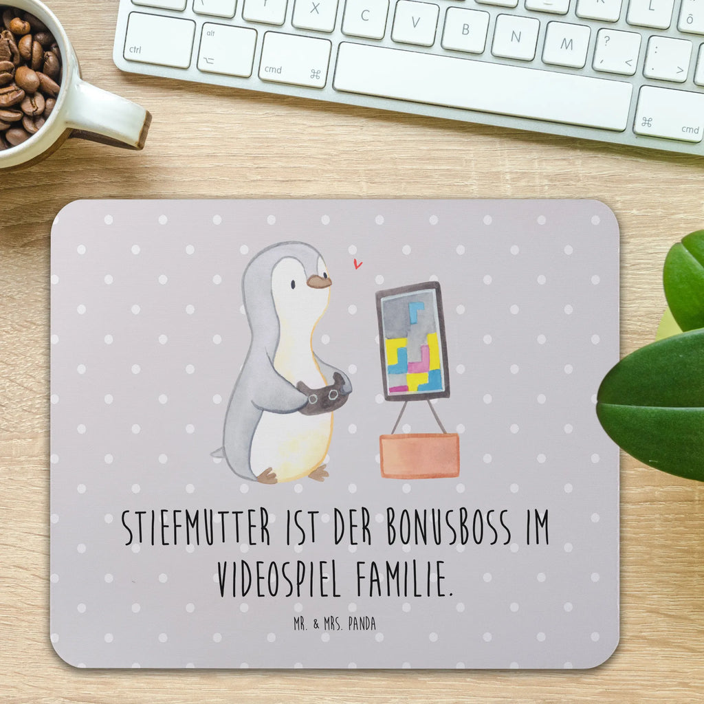 Mauspad Stiefmutter Bonusboss Mausunterlage, Designer Mauspad, Mousepad, Mauspad, PC Zubehör, Einzigartiges Mauspad, Arbeitszimmer, Büroausstattung, Computer zubehör, Mauspad Büro, Familie, Vatertag, Muttertag, Bruder, Schwester, Mama, Papa, Oma, Opa