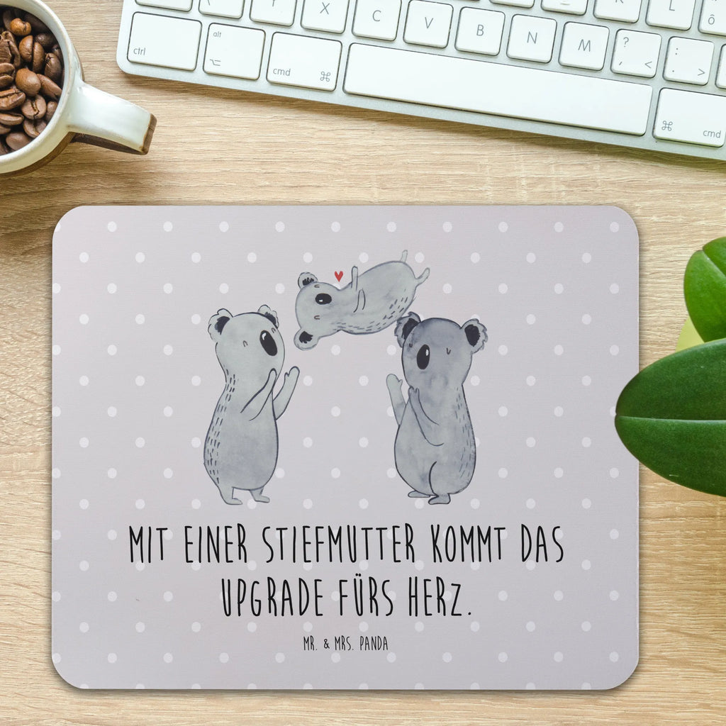 Mouse mat Mit einer Stiefmutter kommt das Upgrade fürs Herz. Mauspad, PC Zubehör, Mousepad, Mauspad Büro, Designer Mauspad, Büroausstattung, Einzigartiges Mauspad, Arbeitszimmer, Mausunterlage, Computer zubehör, Familie, Vatertag, Muttertag, Bruder, Schwester, Mama, Papa, Oma, Opa