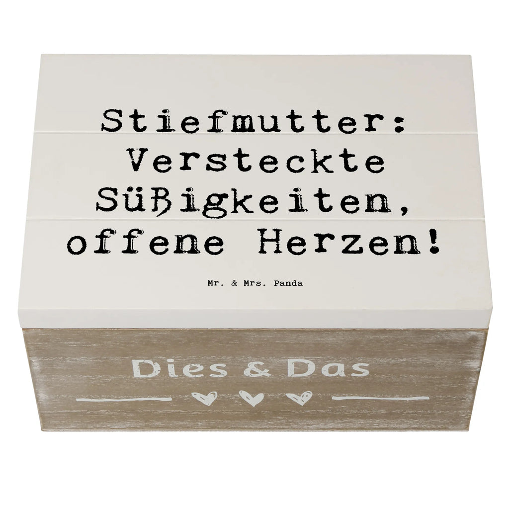 Holzkiste Spruch Stiefmutter Herzen Kiste, Erinnerungsbox, Aufbewahrungsbox, Truhe, Schatzkiste, Erinnerungskiste, Dekokiste, Geschenkdose, XXL, Schatulle, Geschenkbox, Holzkiste, Familie, Vatertag, Muttertag, Bruder, Schwester, Mama, Papa, Oma, Opa