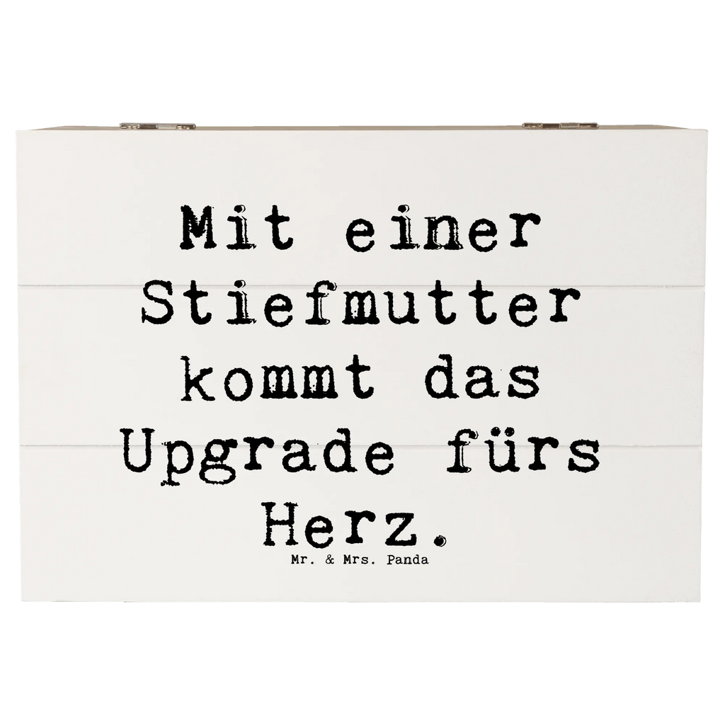 Holzkiste Spruch Herz Stiefmutter Schatulle, Dekokiste, Holzkiste, Erinnerungsbox, Aufbewahrungsbox, XXL, Geschenkbox, Erinnerungskiste, Truhe, Schatzkiste, Geschenkdose, Kiste, Familie, Vatertag, Muttertag, Bruder, Schwester, Mama, Papa, Oma, Opa