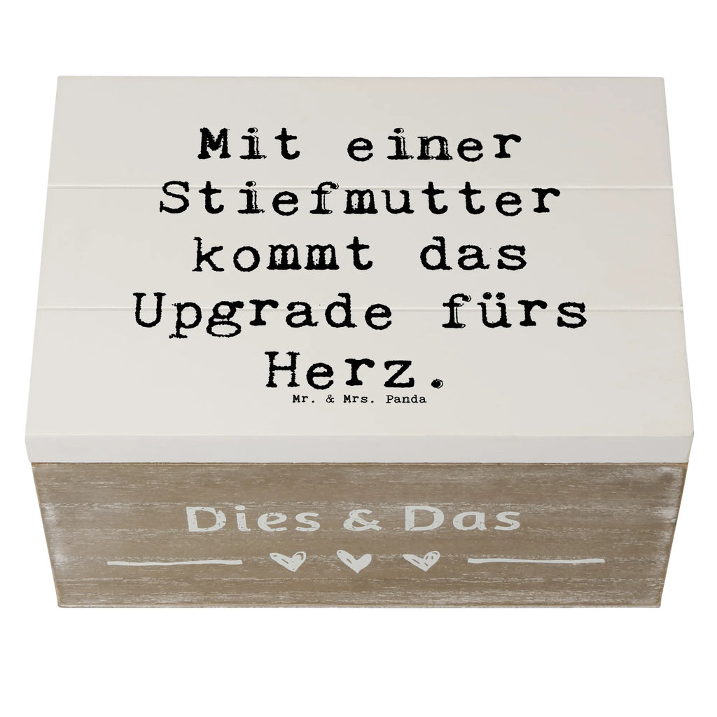 Holzkiste Spruch Herz Stiefmutter Schatulle, Dekokiste, Holzkiste, Erinnerungsbox, Aufbewahrungsbox, XXL, Geschenkbox, Erinnerungskiste, Truhe, Schatzkiste, Geschenkdose, Kiste, Familie, Vatertag, Muttertag, Bruder, Schwester, Mama, Papa, Oma, Opa