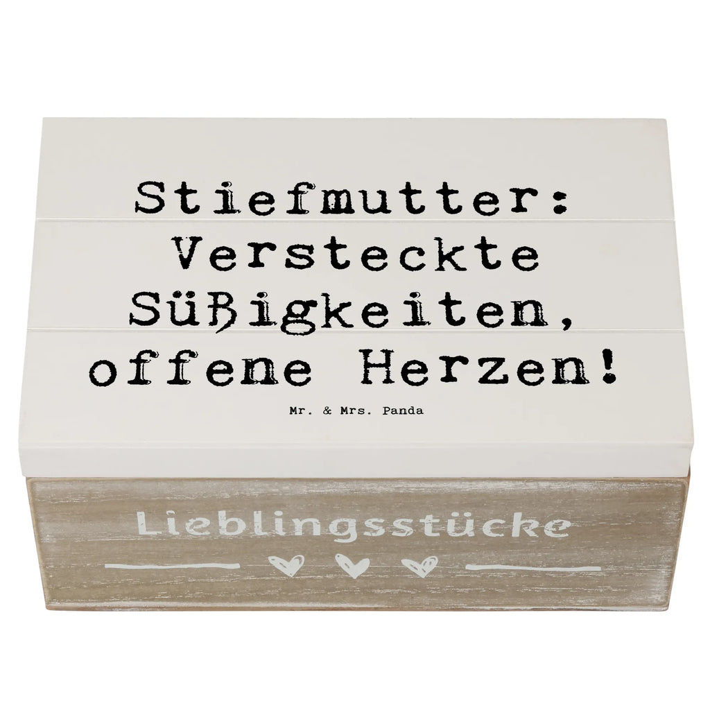 Holzkiste Spruch Stiefmutter Herzen Kiste, Erinnerungsbox, Aufbewahrungsbox, Truhe, Schatzkiste, Erinnerungskiste, Dekokiste, Geschenkdose, XXL, Schatulle, Geschenkbox, Holzkiste, Familie, Vatertag, Muttertag, Bruder, Schwester, Mama, Papa, Oma, Opa