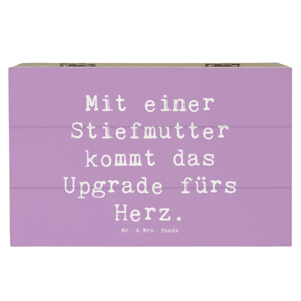 Holzkiste Spruch Herz Stiefmutter Schatulle, Dekokiste, Holzkiste, Erinnerungsbox, Aufbewahrungsbox, XXL, Geschenkbox, Erinnerungskiste, Truhe, Schatzkiste, Geschenkdose, Kiste, Familie, Vatertag, Muttertag, Bruder, Schwester, Mama, Papa, Oma, Opa