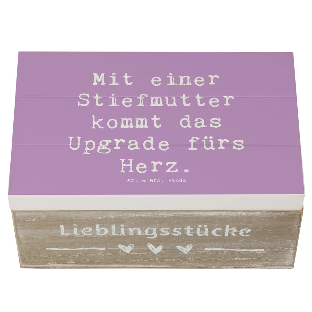 Holzkiste Spruch Herz Stiefmutter Schatulle, Dekokiste, Holzkiste, Erinnerungsbox, Aufbewahrungsbox, XXL, Geschenkbox, Erinnerungskiste, Truhe, Schatzkiste, Geschenkdose, Kiste, Familie, Vatertag, Muttertag, Bruder, Schwester, Mama, Papa, Oma, Opa