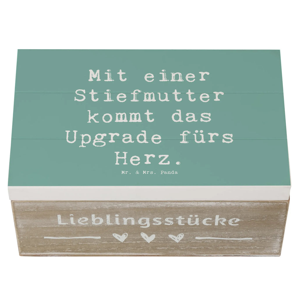 Holzkiste Spruch Herz Stiefmutter Schatulle, Dekokiste, Holzkiste, Erinnerungsbox, Aufbewahrungsbox, XXL, Geschenkbox, Erinnerungskiste, Truhe, Schatzkiste, Geschenkdose, Kiste, Familie, Vatertag, Muttertag, Bruder, Schwester, Mama, Papa, Oma, Opa