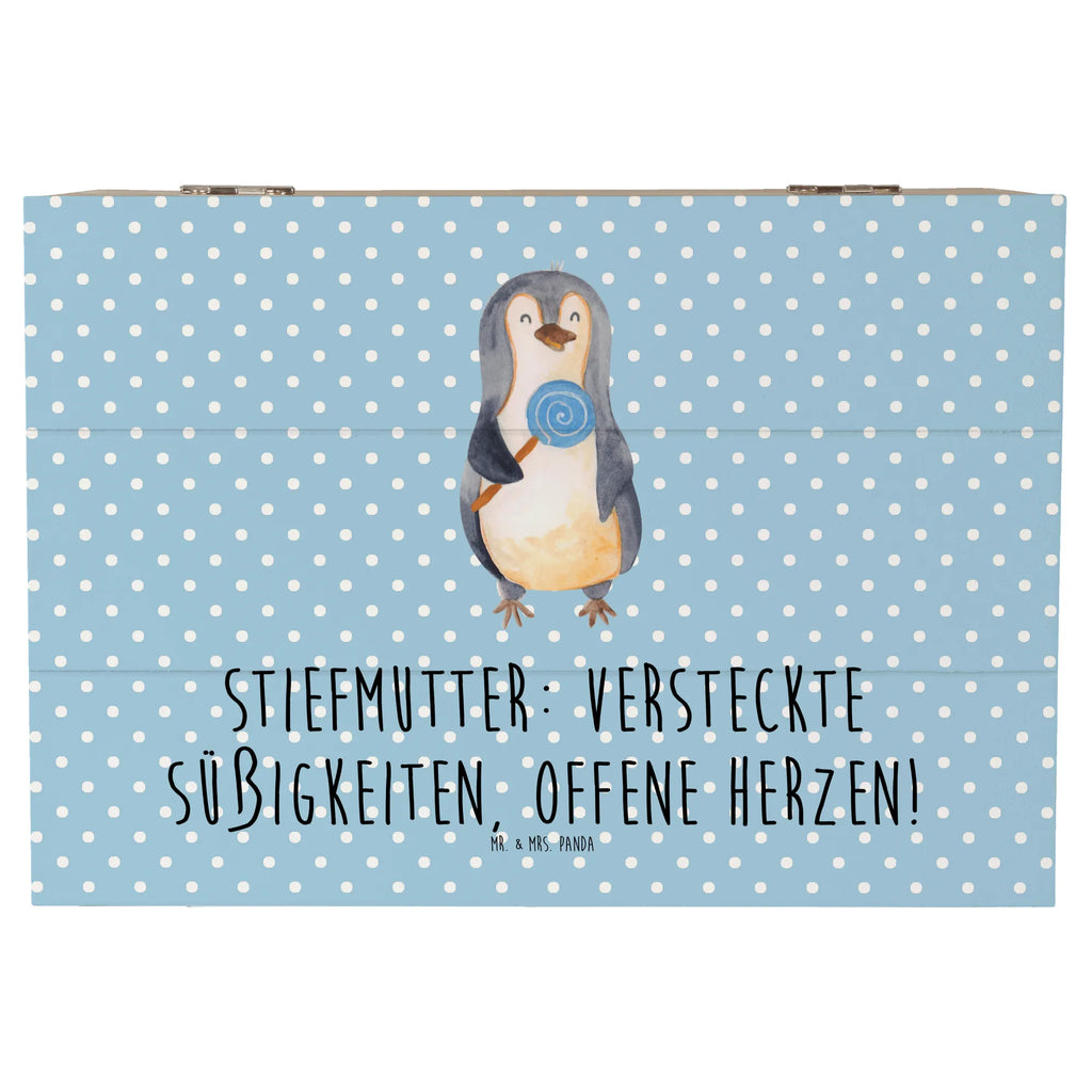Wooden chest Stiefmutter: Versteckte Süßigkeiten, offene Herzen! Geschenkdose, Kiste, Erinnerungsbox, XXL, Aufbewahrungsbox, Schatulle, Geschenkbox, Erinnerungskiste, Holzkiste, Dekokiste, Schatzkiste, Truhe, Familie, Vatertag, Muttertag, Bruder, Schwester, Mama, Papa, Oma, Opa