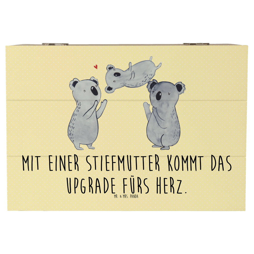 Holzkiste Herz Stiefmutter Dekokiste, Kiste, Geschenkbox, Schatzkiste, Holzkiste, Truhe, Aufbewahrungsbox, XXL, Erinnerungskiste, Erinnerungsbox, Geschenkdose, Schatulle, Familie, Vatertag, Muttertag, Bruder, Schwester, Mama, Papa, Oma, Opa