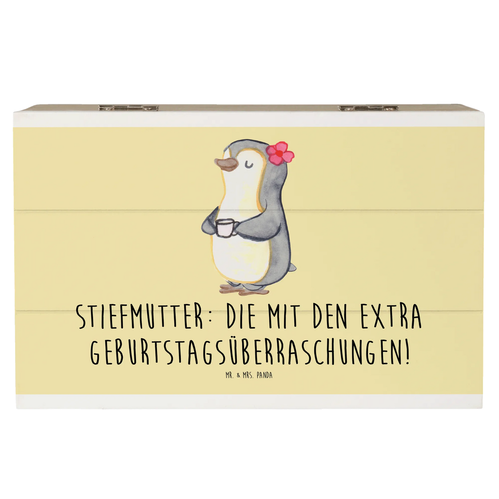 Holzkiste Stiefmutter Überraschungen Kiste, XXL, Schatulle, Erinnerungskiste, Truhe, Geschenkdose, Dekokiste, Schatzkiste, Erinnerungsbox, Aufbewahrungsbox, Holzkiste, Geschenkbox, Familie, Vatertag, Muttertag, Bruder, Schwester, Mama, Papa, Oma, Opa