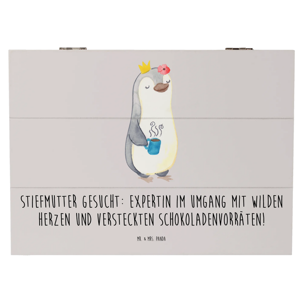 Holzkiste Stiefmutter Expertin Erinnerungskiste, Schatulle, Holzkiste, Geschenkdose, Truhe, Erinnerungsbox, Kiste, Dekokiste, Schatzkiste, Geschenkbox, XXL, Aufbewahrungsbox, Familie, Vatertag, Muttertag, Bruder, Schwester, Mama, Papa, Oma, Opa