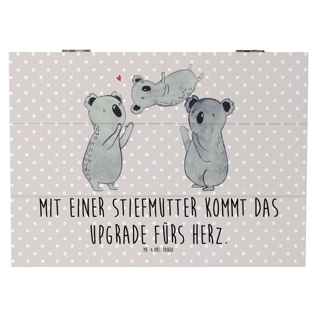 Holzkiste Herz Stiefmutter Dekokiste, Kiste, Geschenkbox, Schatzkiste, Holzkiste, Truhe, Aufbewahrungsbox, XXL, Erinnerungskiste, Erinnerungsbox, Geschenkdose, Schatulle, Familie, Vatertag, Muttertag, Bruder, Schwester, Mama, Papa, Oma, Opa