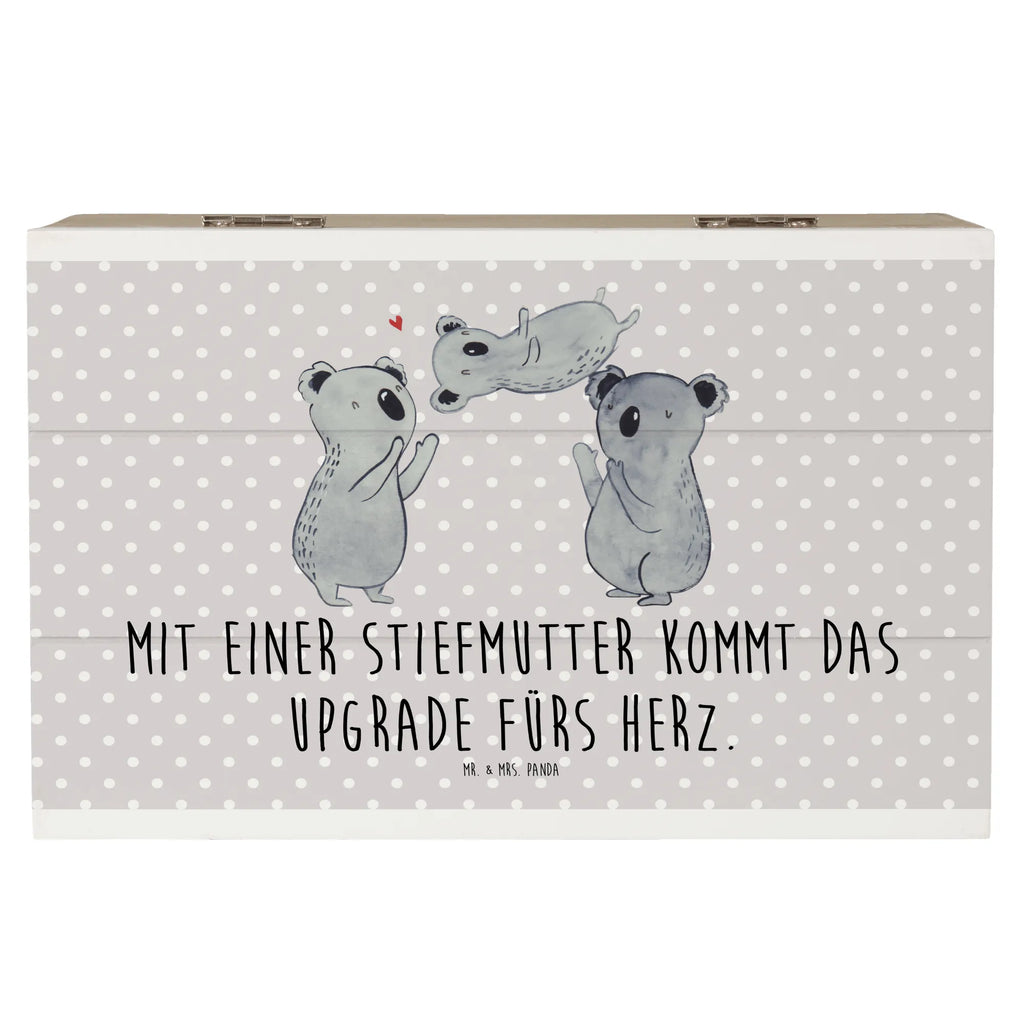 Holzkiste Herz Stiefmutter Dekokiste, Kiste, Geschenkbox, Schatzkiste, Holzkiste, Truhe, Aufbewahrungsbox, XXL, Erinnerungskiste, Erinnerungsbox, Geschenkdose, Schatulle, Familie, Vatertag, Muttertag, Bruder, Schwester, Mama, Papa, Oma, Opa