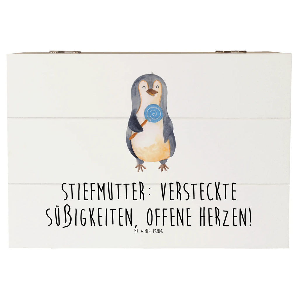 Wooden chest Stiefmutter: Versteckte Süßigkeiten, offene Herzen! Geschenkdose, Kiste, Erinnerungsbox, XXL, Aufbewahrungsbox, Schatulle, Geschenkbox, Erinnerungskiste, Holzkiste, Dekokiste, Schatzkiste, Truhe, Familie, Vatertag, Muttertag, Bruder, Schwester, Mama, Papa, Oma, Opa