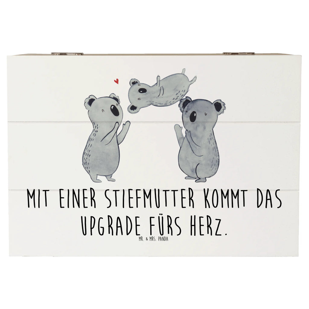 Holzkiste Herz Stiefmutter Dekokiste, Kiste, Geschenkbox, Schatzkiste, Holzkiste, Truhe, Aufbewahrungsbox, XXL, Erinnerungskiste, Erinnerungsbox, Geschenkdose, Schatulle, Familie, Vatertag, Muttertag, Bruder, Schwester, Mama, Papa, Oma, Opa