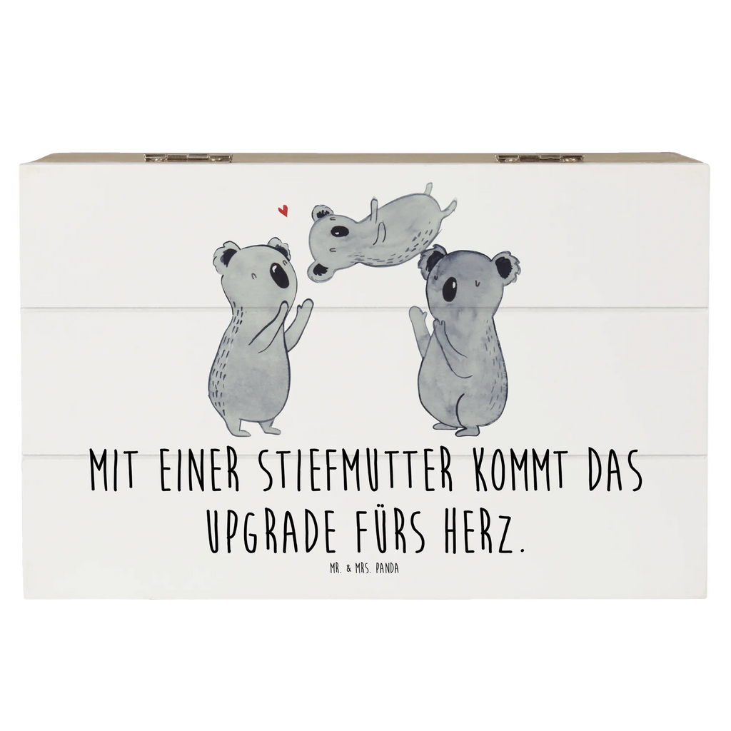 Holzkiste Herz Stiefmutter Dekokiste, Kiste, Geschenkbox, Schatzkiste, Holzkiste, Truhe, Aufbewahrungsbox, XXL, Erinnerungskiste, Erinnerungsbox, Geschenkdose, Schatulle, Familie, Vatertag, Muttertag, Bruder, Schwester, Mama, Papa, Oma, Opa