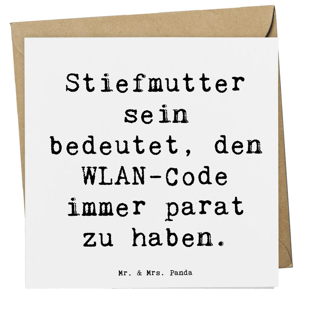 Deluxe Karte Spruch Stiefmutter Heldin Einladungskarte, Klappkarte, Karte, Hochwertige Grußkarte, Hochzeitskarte, Grußkarte, Glückwunschkarte, Hochwertige Klappkarte, Geburtstagskarte, Familie, Vatertag, Muttertag, Bruder, Schwester, Mama, Papa, Oma, Opa