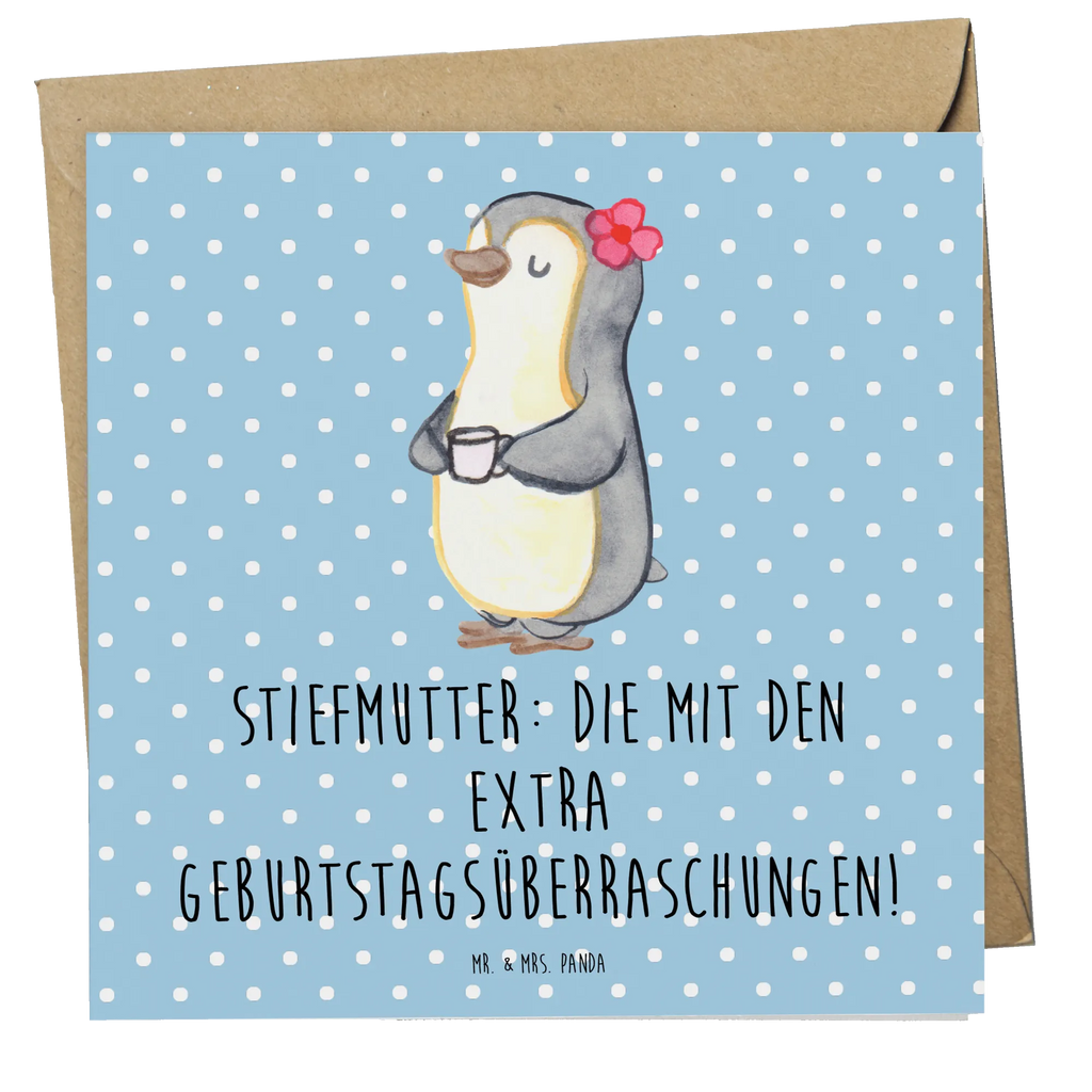 Deluxe Karte Stiefmutter Überraschungen Hochwertige Klappkarte, Glückwunschkarte, Hochzeitskarte, Karte, Hochwertige Grußkarte, Klappkarte, Einladungskarte, Geburtstagskarte, Grußkarte, Familie, Vatertag, Muttertag, Bruder, Schwester, Mama, Papa, Oma, Opa