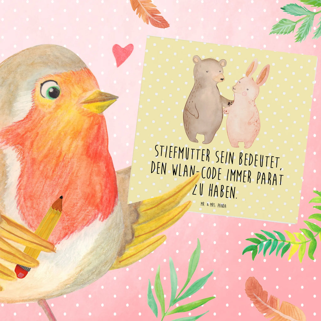 Deluxe Karte Stiefmutter Heldin Grußkarte, Hochzeitskarte, Klappkarte, Karte, Geburtstagskarte, Einladungskarte, Glückwunschkarte, Hochwertige Grußkarte, Hochwertige Klappkarte, Familie, Vatertag, Muttertag, Bruder, Schwester, Mama, Papa, Oma, Opa