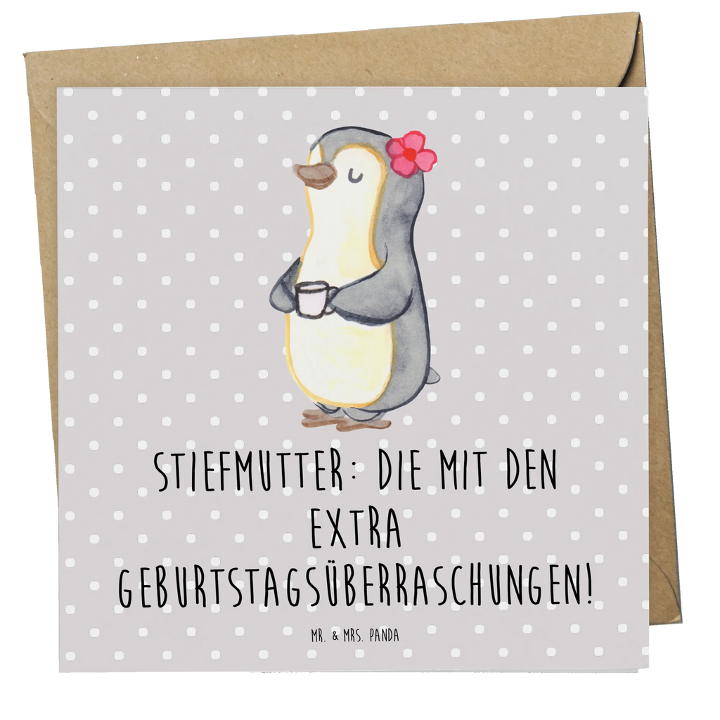 Deluxe Karte Stiefmutter Überraschungen Hochwertige Klappkarte, Glückwunschkarte, Hochzeitskarte, Karte, Hochwertige Grußkarte, Klappkarte, Einladungskarte, Geburtstagskarte, Grußkarte, Familie, Vatertag, Muttertag, Bruder, Schwester, Mama, Papa, Oma, Opa