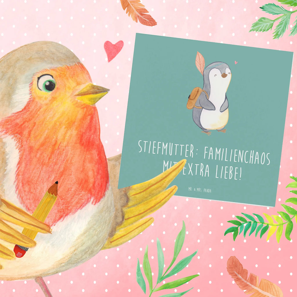 Deluxe Karte Stiefmutter Liebe Hochzeitskarte, Hochwertige Klappkarte, Einladungskarte, Hochwertige Grußkarte, Geburtstagskarte, Karte, Klappkarte, Grußkarte, Glückwunschkarte, Familie, Vatertag, Muttertag, Bruder, Schwester, Mama, Papa, Oma, Opa