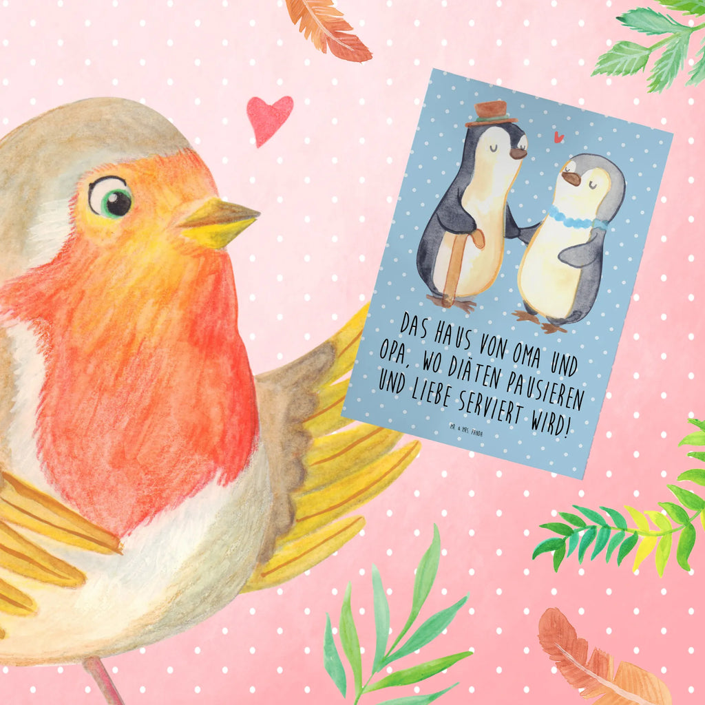 Greetings card Das Haus von Oma und Opa, wo Diäten pausieren und Liebe serviert wird! Glückwunschkarte, Grußkarte, Karte, Hochzeitskarte, Ansichtskarten, Einladungskarte, Klappkarte, Geburtstagskarte, Familie, Vatertag, Muttertag, Bruder, Schwester, Mama, Papa, Oma, Opa