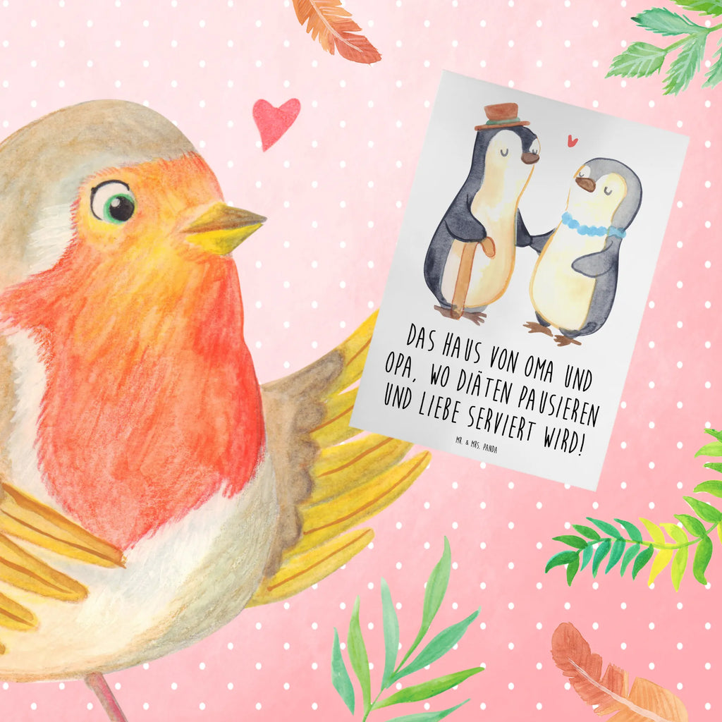 Greetings card Das Haus von Oma und Opa, wo Diäten pausieren und Liebe serviert wird! Glückwunschkarte, Grußkarte, Karte, Hochzeitskarte, Ansichtskarten, Einladungskarte, Klappkarte, Geburtstagskarte, Familie, Vatertag, Muttertag, Bruder, Schwester, Mama, Papa, Oma, Opa