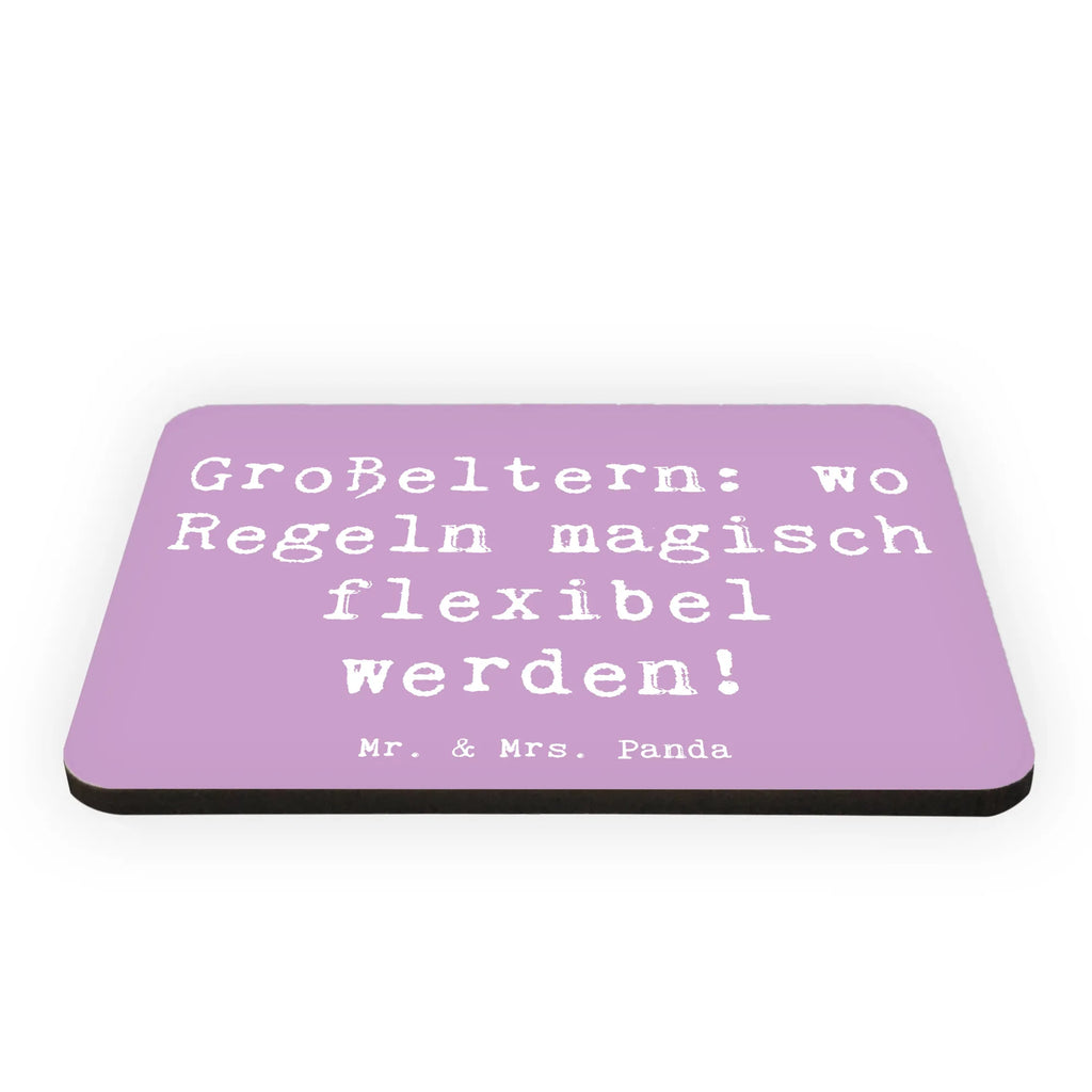 Magnet Saying Großeltern: wo Regeln magisch flexibel werden! Kühlschrankmagnet, Pinnwandmagnet, Souvenir Magnet, Motivmagnete, Dekomagnet, Whiteboard Magnet, Notiz Magnet, Kühlschrank Dekoration, Familie, Vatertag, Muttertag, Bruder, Schwester, Mama, Papa, Oma, Opa