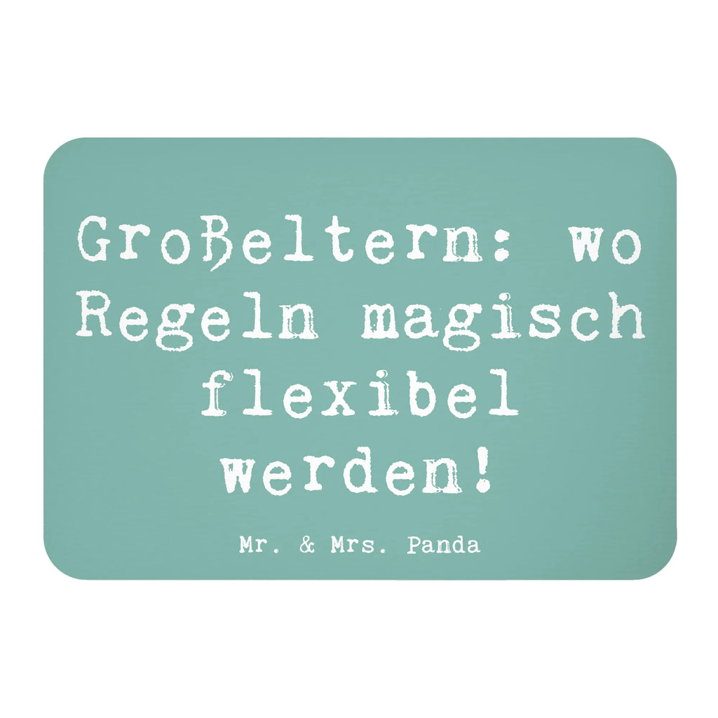 Magnet Saying Großeltern: wo Regeln magisch flexibel werden! Kühlschrankmagnet, Pinnwandmagnet, Souvenir Magnet, Motivmagnete, Dekomagnet, Whiteboard Magnet, Notiz Magnet, Kühlschrank Dekoration, Familie, Vatertag, Muttertag, Bruder, Schwester, Mama, Papa, Oma, Opa