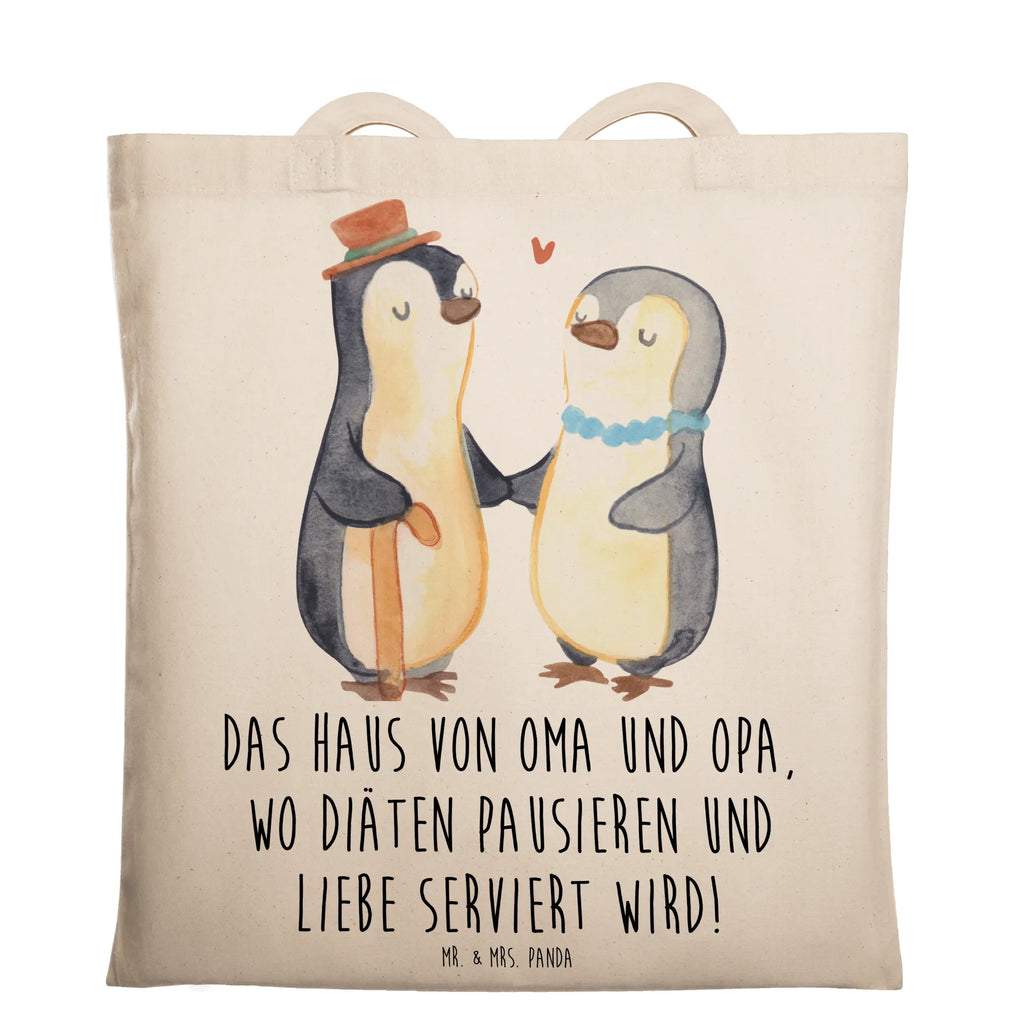 Tote bag Das Haus von Oma und Opa, wo Diäten pausieren und Liebe serviert wird! Schultertasche, Jutebeutel, Einkaufstasche, Strandtasche, Laptoptasche, Einkaufstüte, Tragetasche, Badetasche, Shopper, Beuteltasche, Stoffbeutel, Tasche, Beutel, Umhängetasche, Stofftasche, Jutetasche, Familie, Vatertag, Muttertag, Bruder, Schwester, Mama, Papa, Oma, Opa