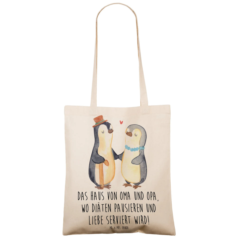 Tote bag Das Haus von Oma und Opa, wo Diäten pausieren und Liebe serviert wird! Schultertasche, Jutebeutel, Einkaufstasche, Strandtasche, Laptoptasche, Einkaufstüte, Tragetasche, Badetasche, Shopper, Beuteltasche, Stoffbeutel, Tasche, Beutel, Umhängetasche, Stofftasche, Jutetasche, Familie, Vatertag, Muttertag, Bruder, Schwester, Mama, Papa, Oma, Opa