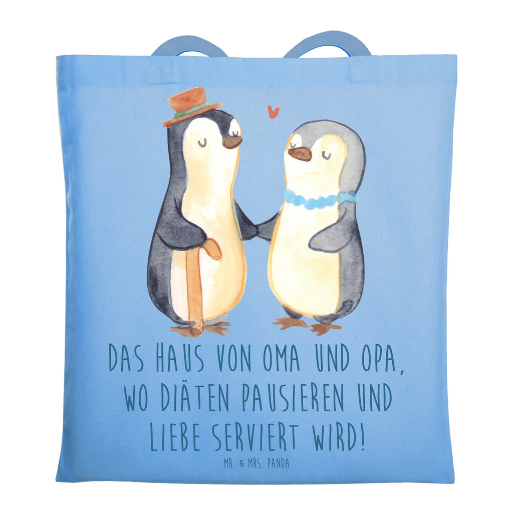 Tote bag Das Haus von Oma und Opa, wo Diäten pausieren und Liebe serviert wird! Schultertasche, Jutebeutel, Einkaufstasche, Strandtasche, Laptoptasche, Einkaufstüte, Tragetasche, Badetasche, Shopper, Beuteltasche, Stoffbeutel, Tasche, Beutel, Umhängetasche, Stofftasche, Jutetasche, Familie, Vatertag, Muttertag, Bruder, Schwester, Mama, Papa, Oma, Opa