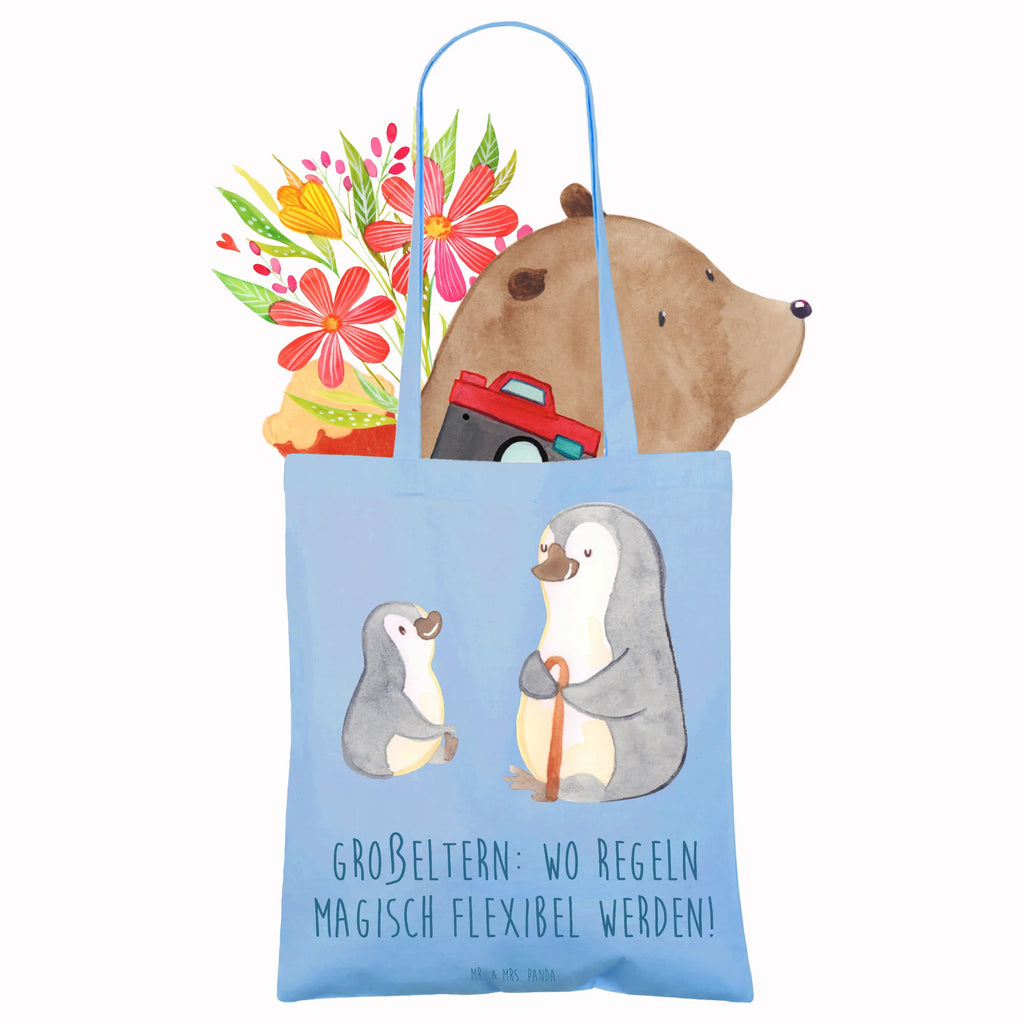Tote bag Großeltern: wo Regeln magisch flexibel werden! Beutel, Tragetasche, Umhängetasche, Beuteltasche, Schultertasche, Jutetasche, Einkaufstasche, Tasche, Shopper, Strandtasche, Stofftasche, Jutebeutel, Laptoptasche, Stoffbeutel, Badetasche, Einkaufstüte, Familie, Vatertag, Muttertag, Bruder, Schwester, Mama, Papa, Oma, Opa