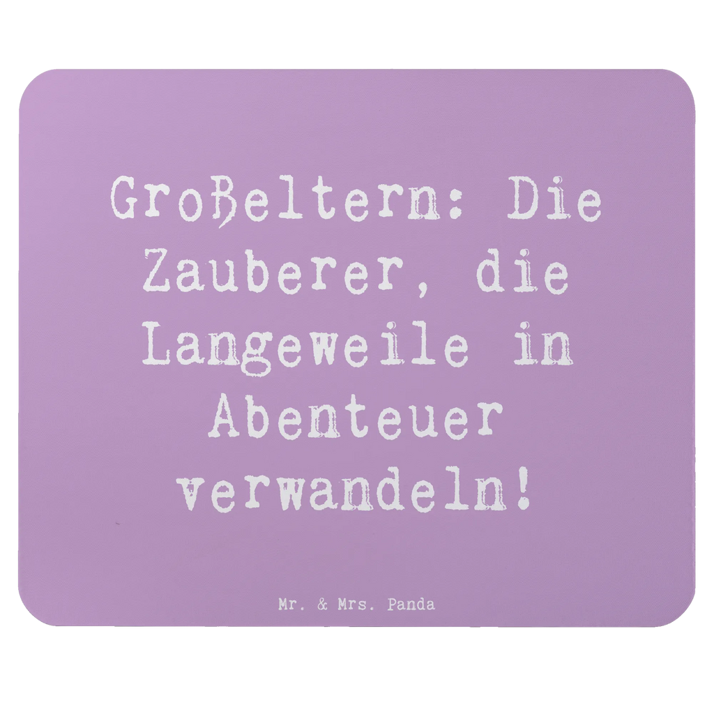 Mouse mat Saying Großeltern: Die Zauberer, die Langeweile in Abenteuer verwandeln! Designer Mauspad, PC Zubehör, Büroausstattung, Einzigartiges Mauspad, Mausunterlage, Arbeitszimmer, Mauspad Büro, Mauspad, Computer zubehör, Mousepad, Familie, Vatertag, Muttertag, Bruder, Schwester, Mama, Papa, Oma, Opa