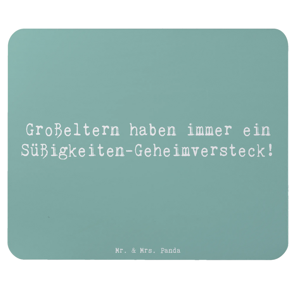 Mouse mat Saying Großeltern haben immer ein Süßigkeiten-Geheimversteck! Mousepad, Computer zubehör, Büroausstattung, PC Zubehör, Arbeitszimmer, Mauspad, Einzigartiges Mauspad, Designer Mauspad, Mausunterlage, Mauspad Büro, Familie, Vatertag, Muttertag, Bruder, Schwester, Mama, Papa, Oma, Opa