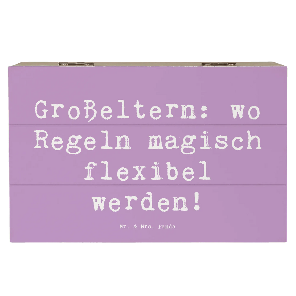 Wooden chest Saying Großeltern: wo Regeln magisch flexibel werden! Dekokiste, XXL, Erinnerungsbox, Geschenkdose, Aufbewahrungsbox, Schatzkiste, Erinnerungskiste, Holzkiste, Truhe, Schatulle, Kiste, Geschenkbox, Familie, Vatertag, Muttertag, Bruder, Schwester, Mama, Papa, Oma, Opa