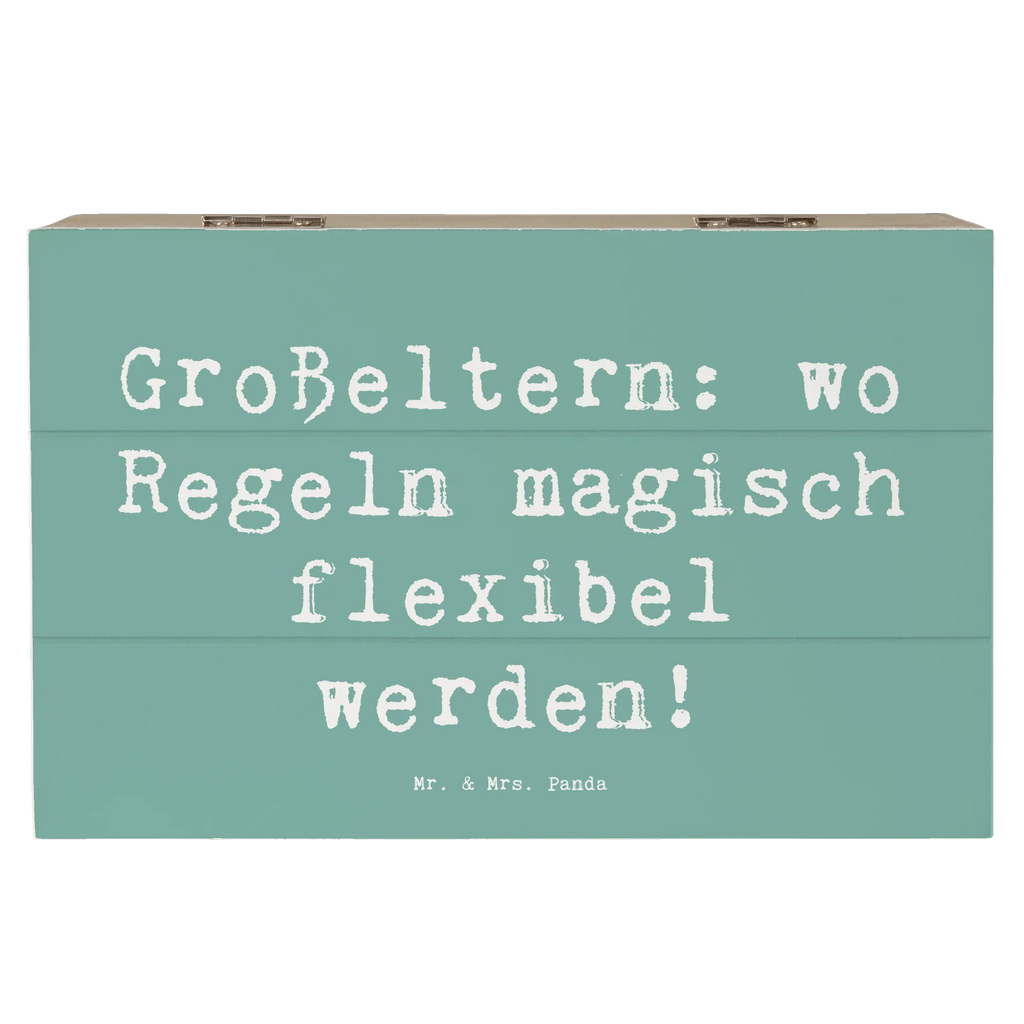 Wooden chest Saying Großeltern: wo Regeln magisch flexibel werden! Dekokiste, XXL, Erinnerungsbox, Geschenkdose, Aufbewahrungsbox, Schatzkiste, Erinnerungskiste, Holzkiste, Truhe, Schatulle, Kiste, Geschenkbox, Familie, Vatertag, Muttertag, Bruder, Schwester, Mama, Papa, Oma, Opa