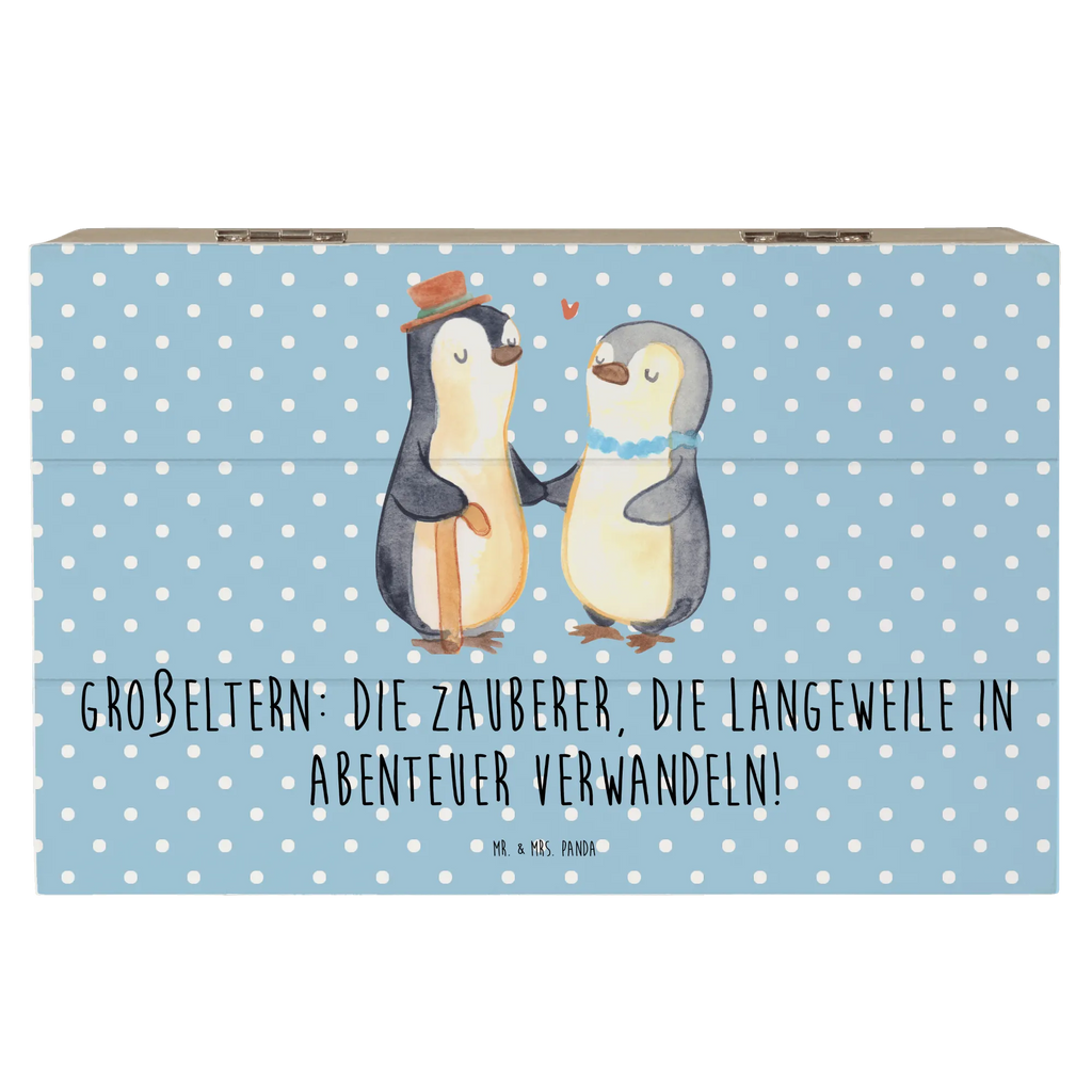 Holzkiste Großeltern Zauberer Geschenkdose, Truhe, Schatzkiste, Dekokiste, Geschenkbox, Aufbewahrungsbox, Holzkiste, Schatulle, Kiste, Erinnerungskiste, XXL, Erinnerungsbox, Familie, Vatertag, Muttertag, Bruder, Schwester, Mama, Papa, Oma, Opa