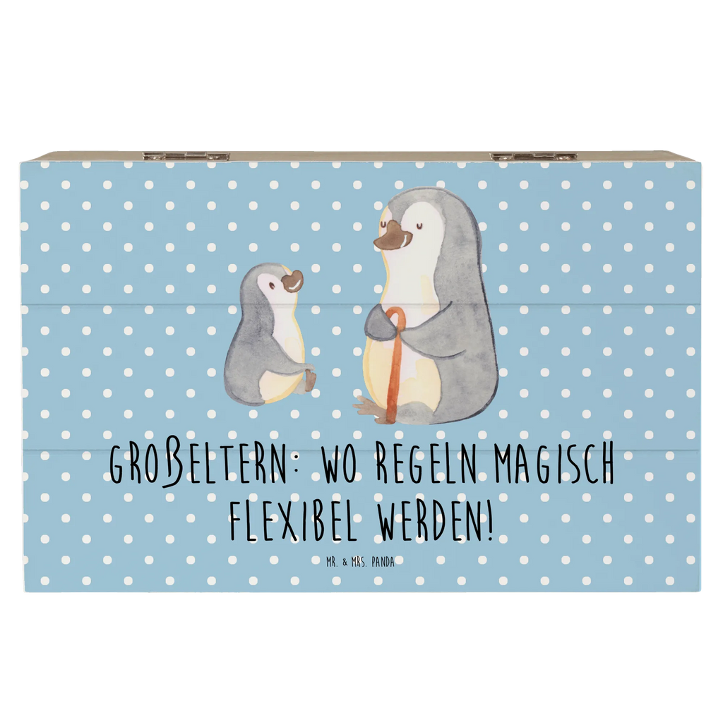 Holzkiste Großeltern Magie Erinnerungsbox, Geschenkbox, Aufbewahrungsbox, Schatzkiste, Schatulle, Geschenkdose, Dekokiste, Truhe, XXL, Kiste, Holzkiste, Erinnerungskiste, Familie, Vatertag, Muttertag, Bruder, Schwester, Mama, Papa, Oma, Opa