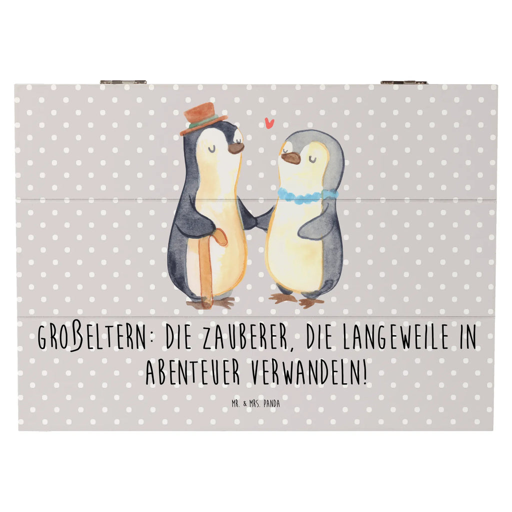 Holzkiste Großeltern Zauberer Geschenkdose, Truhe, Schatzkiste, Dekokiste, Geschenkbox, Aufbewahrungsbox, Holzkiste, Schatulle, Kiste, Erinnerungskiste, XXL, Erinnerungsbox, Familie, Vatertag, Muttertag, Bruder, Schwester, Mama, Papa, Oma, Opa