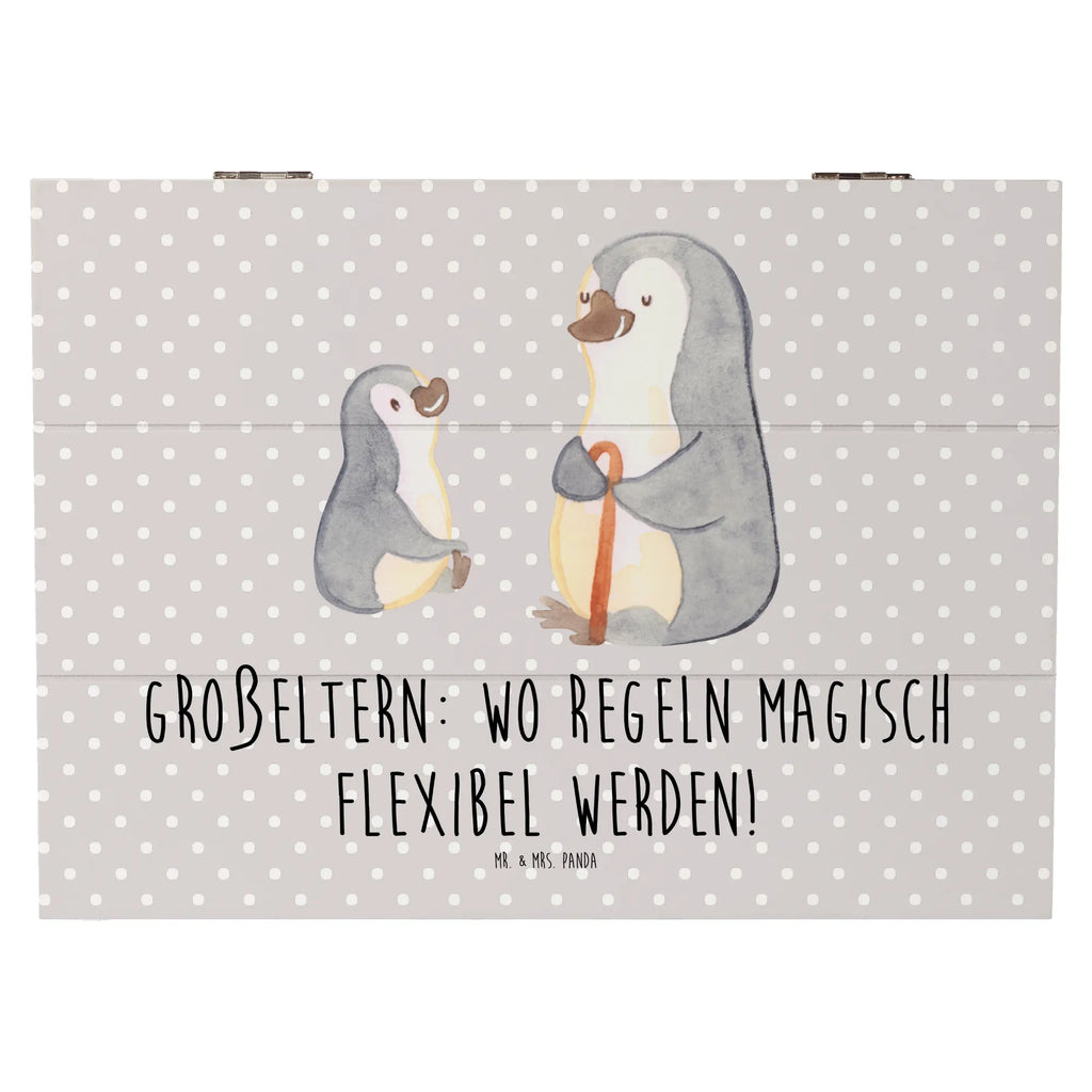 Holzkiste Großeltern Magie Erinnerungsbox, Geschenkbox, Aufbewahrungsbox, Schatzkiste, Schatulle, Geschenkdose, Dekokiste, Truhe, XXL, Kiste, Holzkiste, Erinnerungskiste, Familie, Vatertag, Muttertag, Bruder, Schwester, Mama, Papa, Oma, Opa