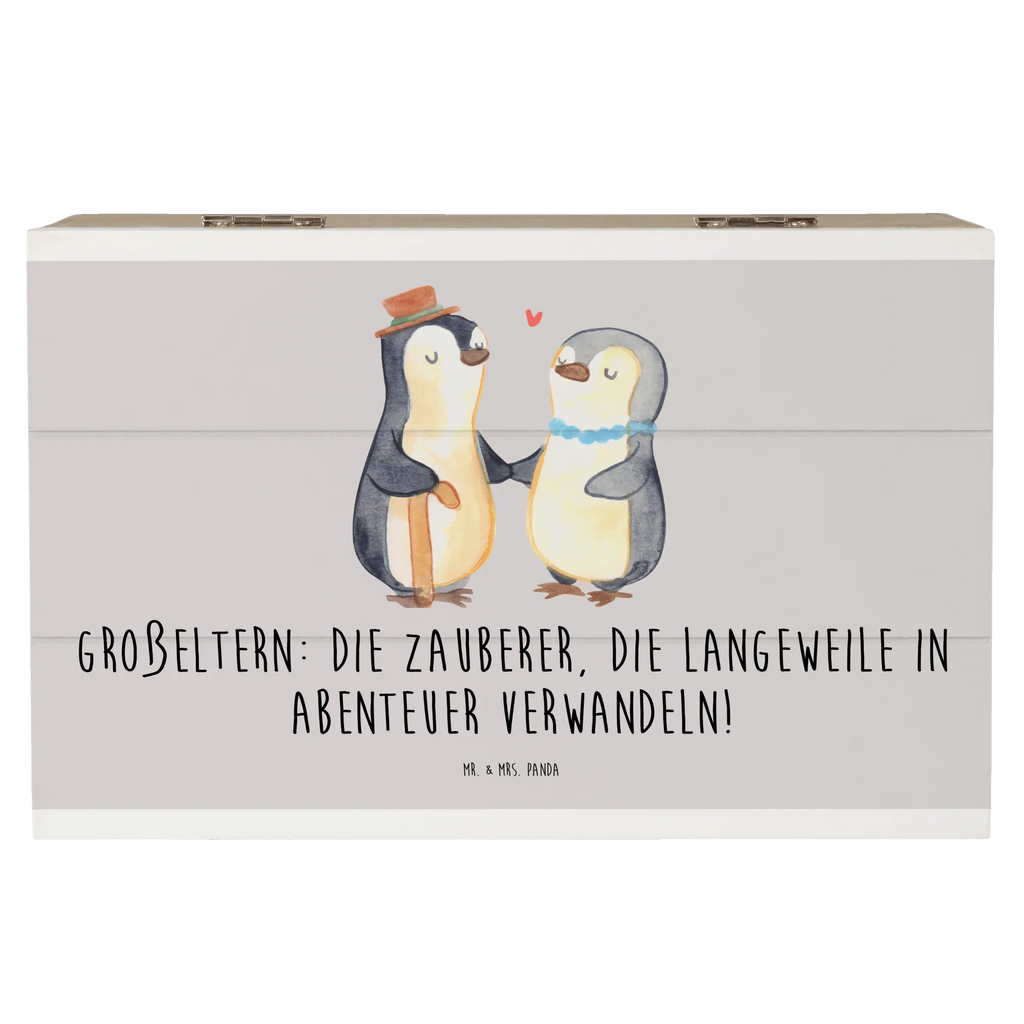 Holzkiste Großeltern Zauberer Geschenkdose, Truhe, Schatzkiste, Dekokiste, Geschenkbox, Aufbewahrungsbox, Holzkiste, Schatulle, Kiste, Erinnerungskiste, XXL, Erinnerungsbox, Familie, Vatertag, Muttertag, Bruder, Schwester, Mama, Papa, Oma, Opa
