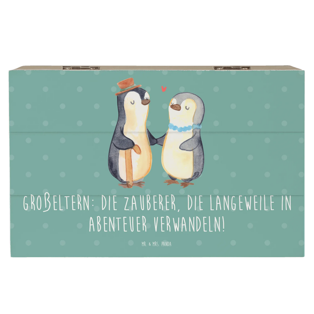 Holzkiste Großeltern Zauberer Geschenkdose, Truhe, Schatzkiste, Dekokiste, Geschenkbox, Aufbewahrungsbox, Holzkiste, Schatulle, Kiste, Erinnerungskiste, XXL, Erinnerungsbox, Familie, Vatertag, Muttertag, Bruder, Schwester, Mama, Papa, Oma, Opa