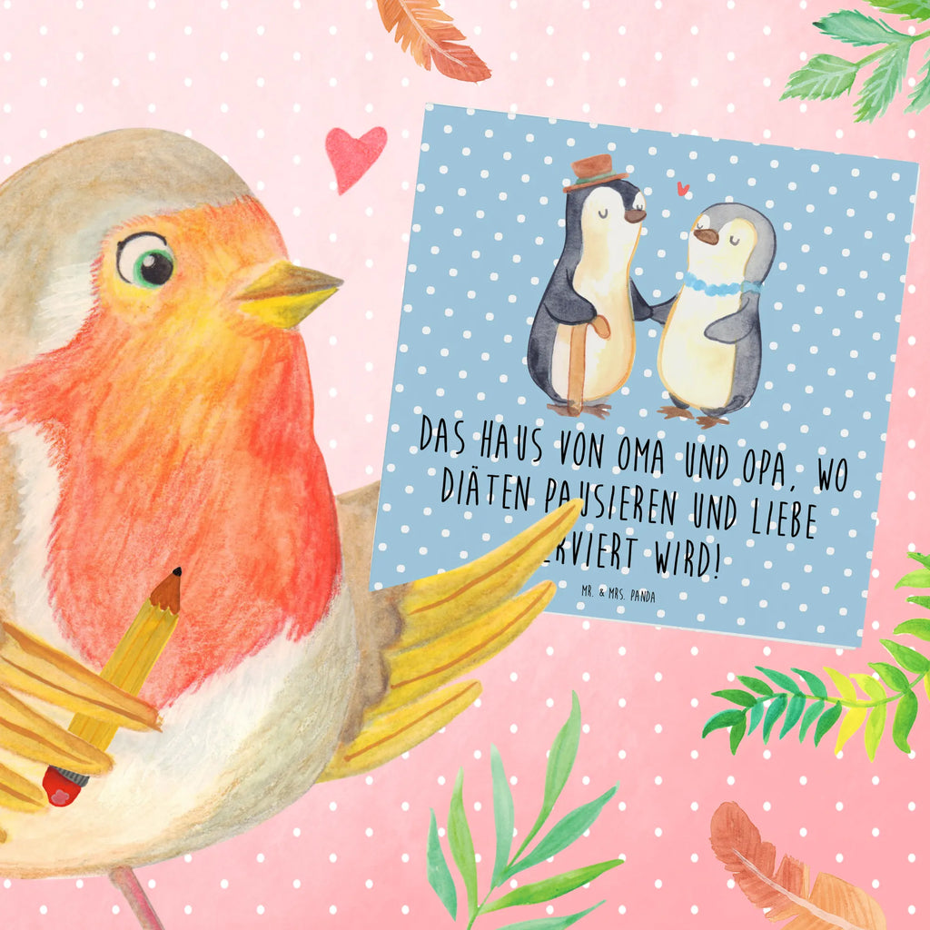 Deluxe Card Das Haus von Oma und Opa, wo Diäten pausieren und Liebe serviert wird! Hochzeitskarte, Geburtstagskarte, Hochwertige Klappkarte, Einladungskarte, Glückwunschkarte, Grußkarte, Karte, Klappkarte, Hochwertige Grußkarte, Familie, Vatertag, Muttertag, Bruder, Schwester, Mama, Papa, Oma, Opa