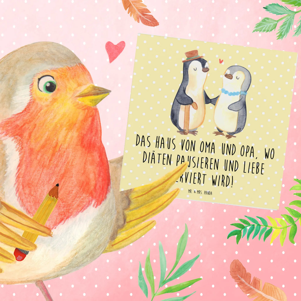 Deluxe Card Das Haus von Oma und Opa, wo Diäten pausieren und Liebe serviert wird! Hochzeitskarte, Geburtstagskarte, Hochwertige Klappkarte, Einladungskarte, Glückwunschkarte, Grußkarte, Karte, Klappkarte, Hochwertige Grußkarte, Familie, Vatertag, Muttertag, Bruder, Schwester, Mama, Papa, Oma, Opa